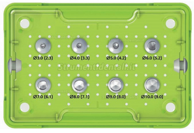 Kit per trapano Dentium XIT / Frese carotatrici odontoiatria (φ3-10mm)